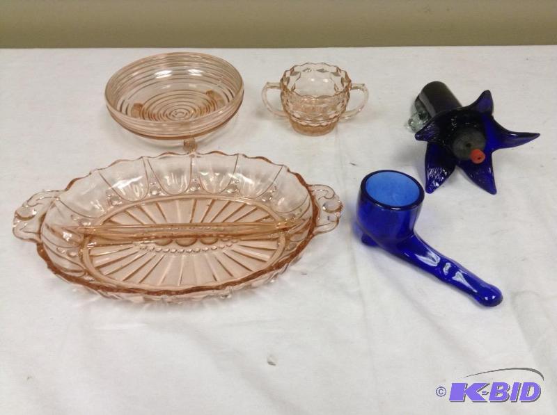 Pink Depression Glass & More