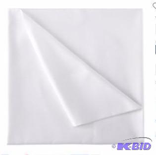 lot 15 image: Out of Package White Queen Flat sheet and 1 Pillow Case