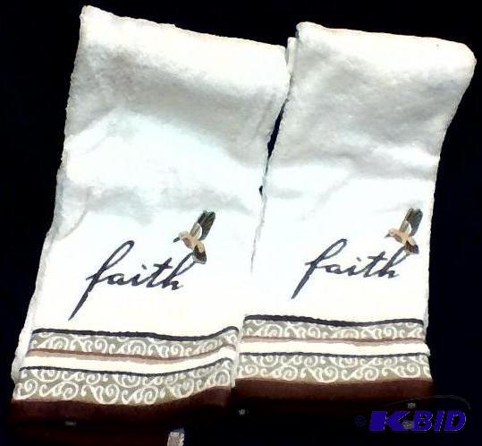 lot 38 image: 2 Inspire Hand Towels.   Package is open.