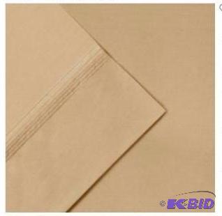 lot 5 image: JCPenney Cindy Crawford Style 400 Thread Count Sheets Queen Gold Dust