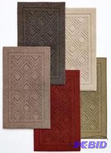 lot 50 image: Ascot Accent Rug.  Dark Gray.  30 x 46  Appears New with Tags.