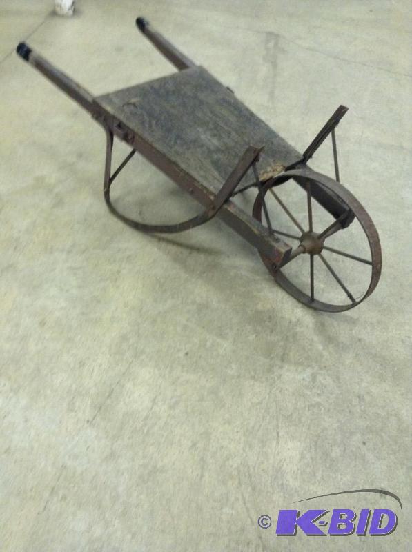 Primitive Wheel Barrow