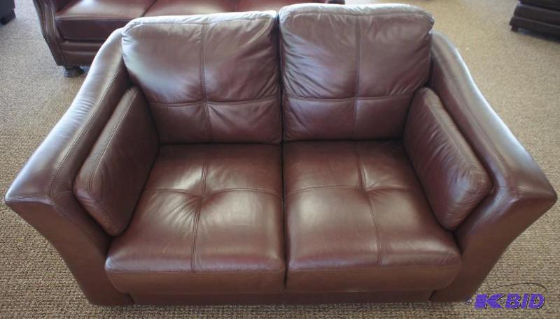 New Durablend Leather Loveseat - MSRP...