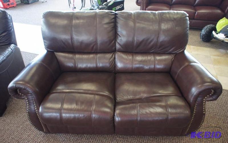 New  Durablend Leather Loveseat w...