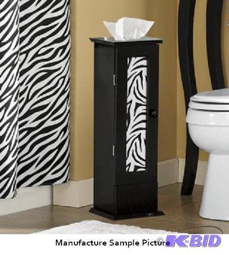 lot 10 image: Zebra Toilet Paper Holder -&nbspClassic bath...