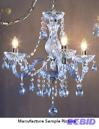 lot 123 image: River of Goods&nbspCrystalline Chandelier - ...