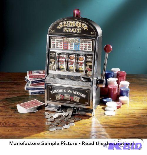 lot 124 image: Jumbo Slot Machine Savings Bank - Enjoy excit...