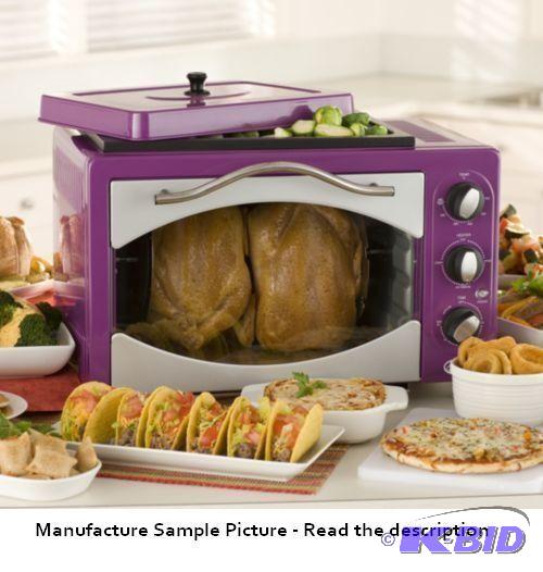 lot 136 image: Ginnys Brand 10 in 1 Everything Oven - Purpl...