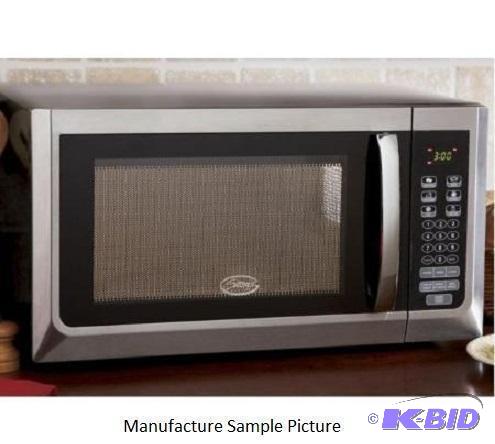 lot 148 image: Ginnys Stainless and Black Microwave Oven - M...