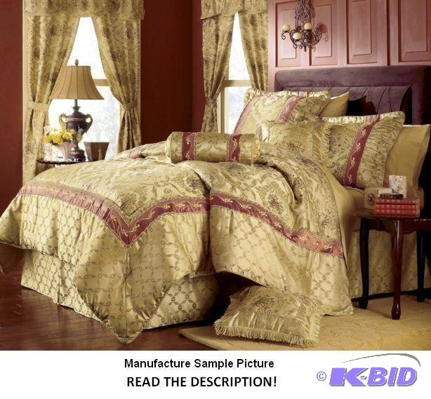 lot 16 image: Carlisle 17 Piece Jacquard Set - Queen - Carl...