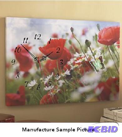 lot 161 image: Butterfly Wall Clock -&nbspIts always sprin...