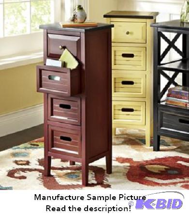 lot 162 image: Four Drawer Rustic Cabinet -&nbspStraightfor...