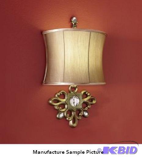 lot 20 image: Cordless Golden Wall Lamp - Grand lighting st...