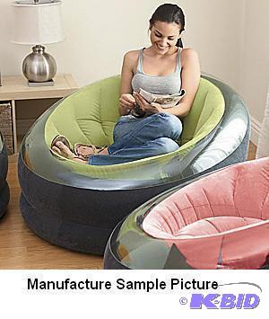 lot 30 image: Beanless Bag Chair - Green - Our Beanless Bag...