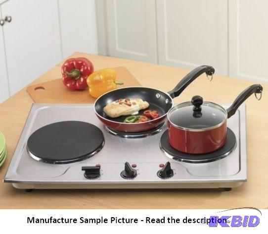 lot 36 image: Ginnys Brand Triple Hot Plate - Model ES-330...