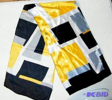 lot 47 image: Cosetta Scarf - 53" l x 13" w - 100...