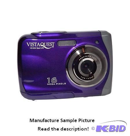 lot 48 image: Vistaquest 16 Mega Pixel Digital Camera - Pur...
