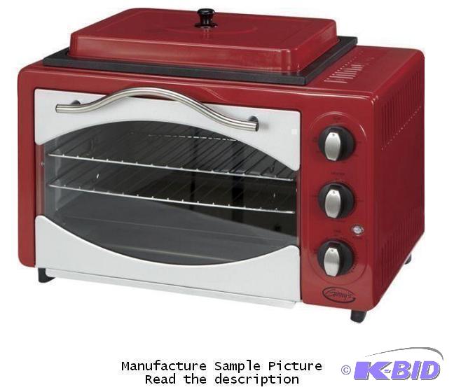 lot 49 image: 10 in 1 Ginnys Brand Toaster Oven And Rotiss...