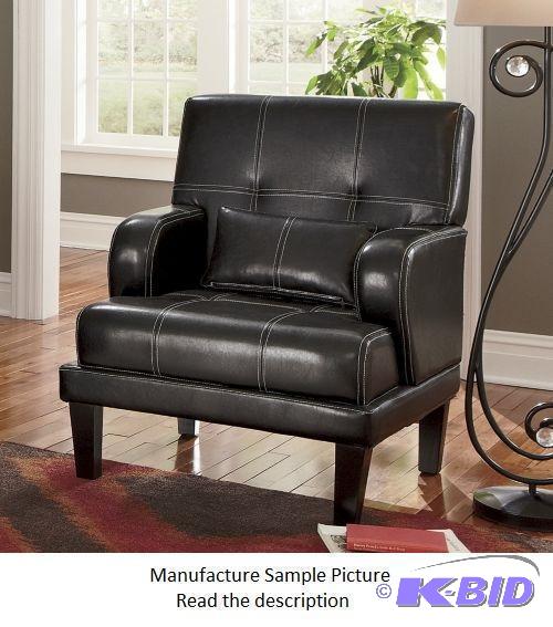 lot 56 image: Contrast Stitch Chair - Black - Make a style ...
