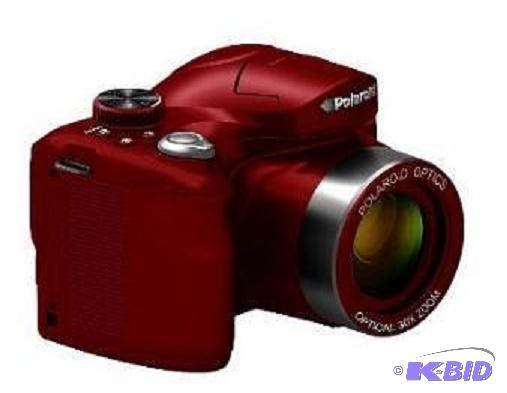 lot 83 image: Polaroid Camera - Red - 30X zoom - Wifi capab...
