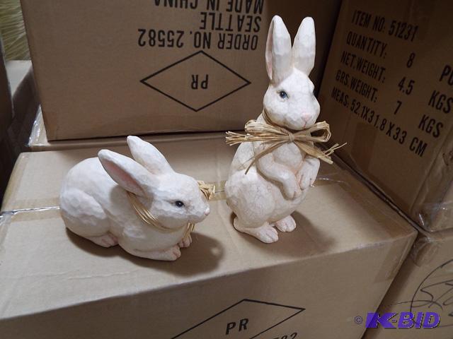 Rabbit figurines