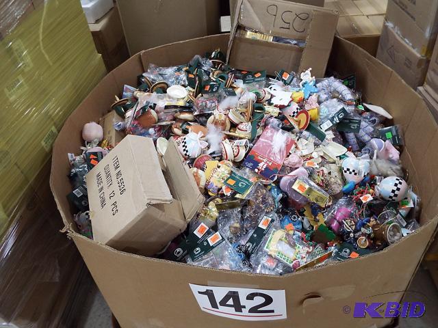 Pallet of ornaments