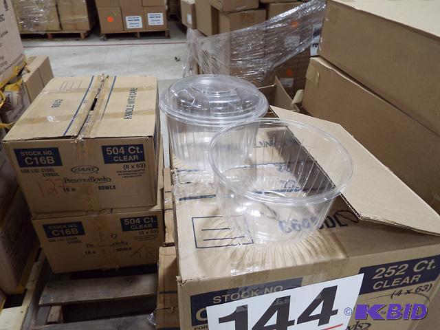 Clear bowls and lids