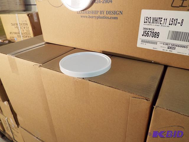 White Round Lids