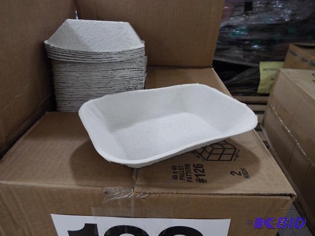 Molded Fibre Food Trays 1cs500