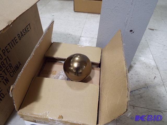 #15846 4 Gold Metalic Dcor Ball 1cs12