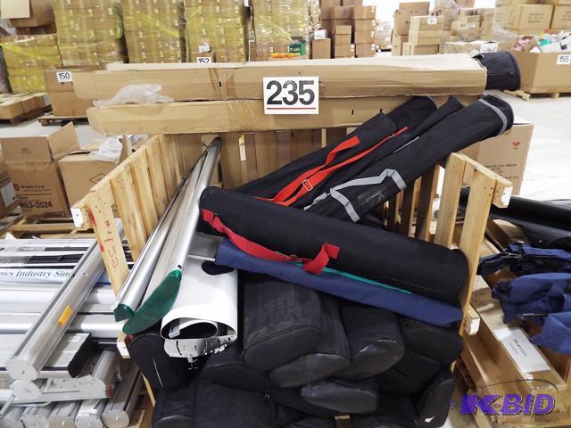 Asst. Retractable Showcase Display with Carry Case