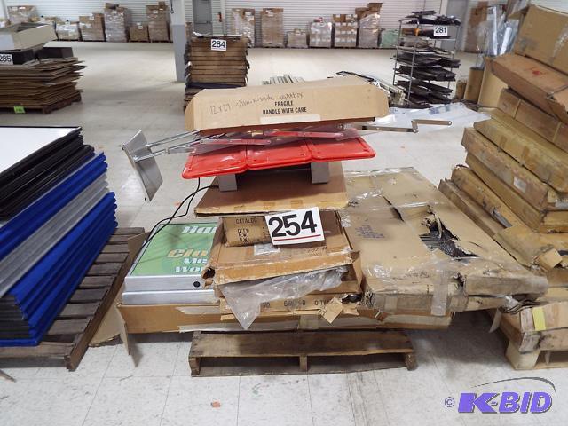 Asst. Showcase Light Boxe and Display Rack
