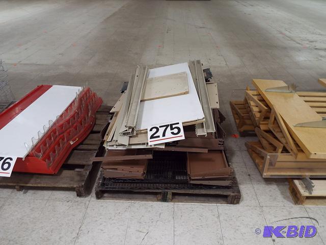 Asst. metal Shelves and Brackets