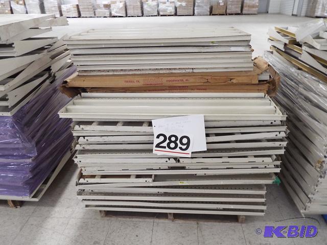 Approx. 40 4 Wide Shelves Most 13-25 deep