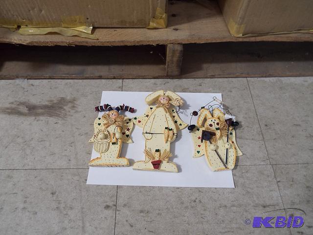 Wood bunny angels