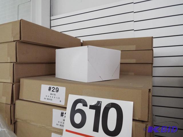 #29 White 2pc Box 9x9x5 12