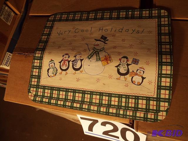 #6520xch Very Cool Holidays Placemate