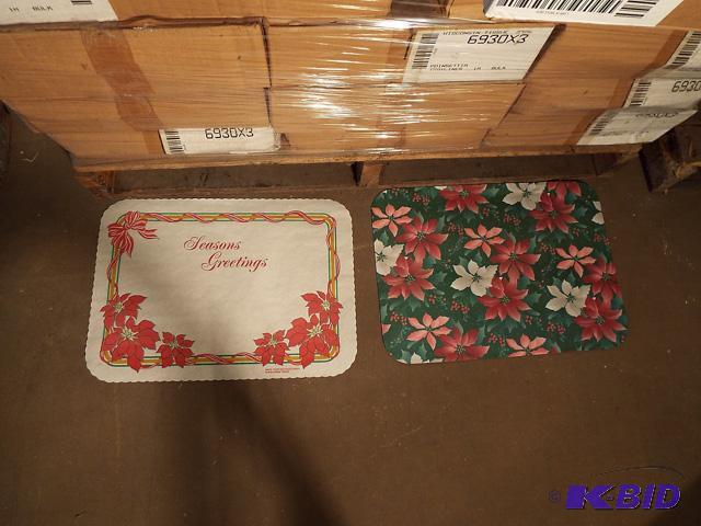 Asst Poinsettia Placemats