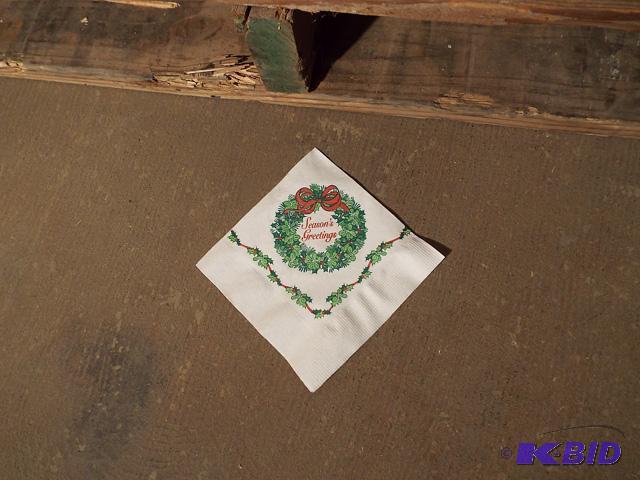 #491WASG Seasons Greeting Napkins