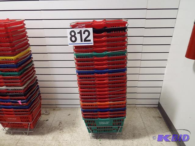 25 Handle Baskets With Stand