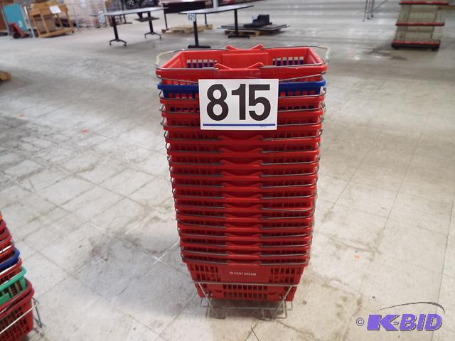 18 Handle Baskets With Stand