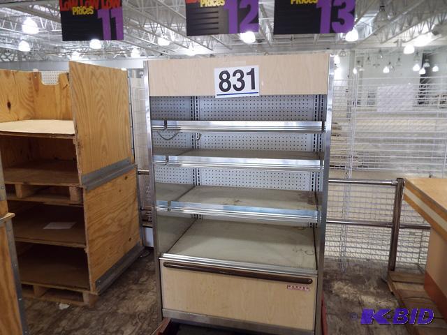 Backer 4 Shelf Cooler 36x37x62-Do Not Know If It Runs