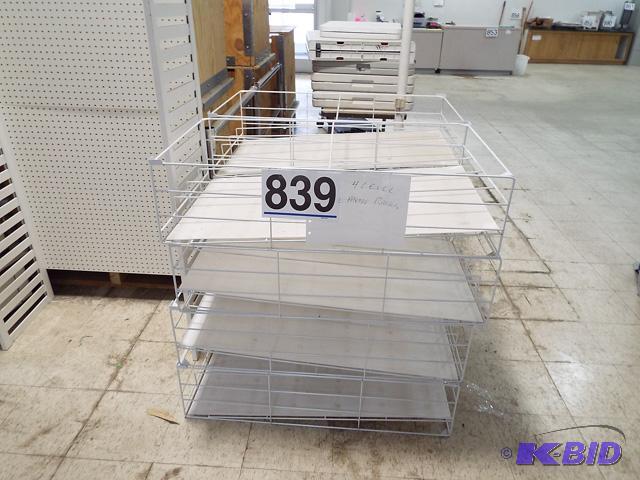 2 3-Level Wire Display Racks