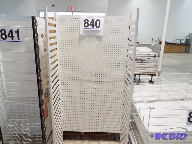 Vertical PegBoard Display 33x16x70
