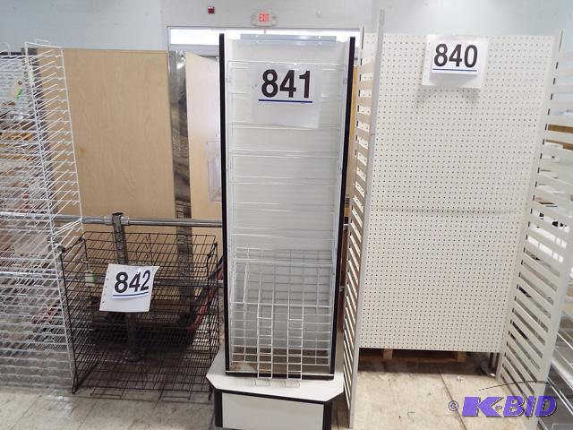 2-Sided Rolling Spinner Rack 17x7x68