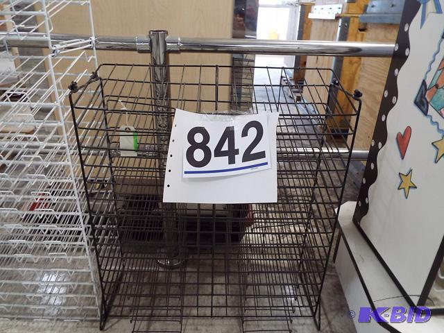 Black Wire Scrapebook Display Rack 28x12x30