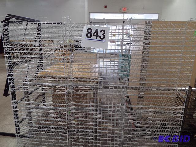 3 White Wire Scrapebook Display Racks 26 12x12x68