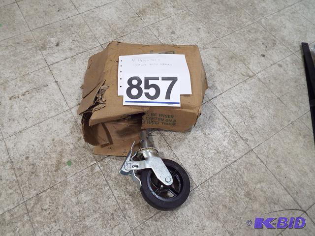 Set of 4 Heavy Duty Casters With Brakes