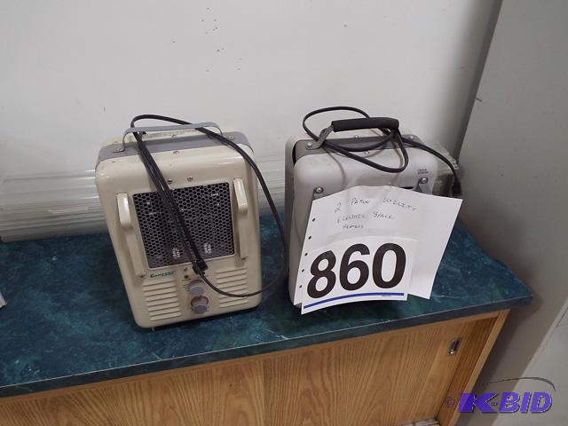 2 Patton Utility Clectric Space Heaters