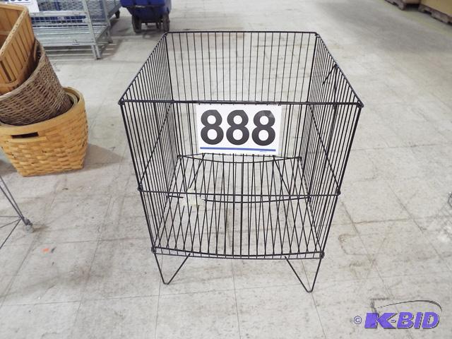 Square Wire Display Rack 24x24x33
